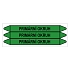 Značení potrubí, primární okruh,3 ks, 355 × 37 mm